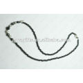 Hematita Magnética Round Beaded Necklace